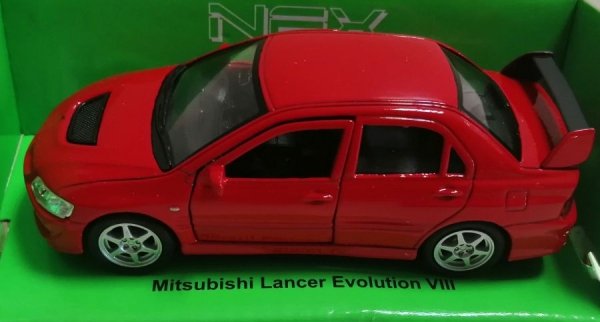 Samochód metalowy Mitsubishi Lancer Evolution VIII